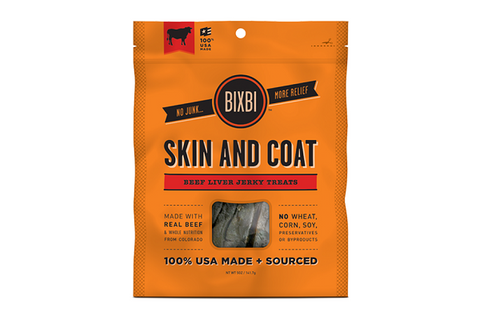 Skin and Coat: Beef Liver Jerky