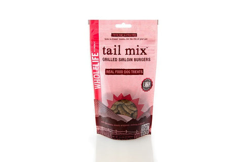 Grilled Sirloin Bugers: Tail Mix