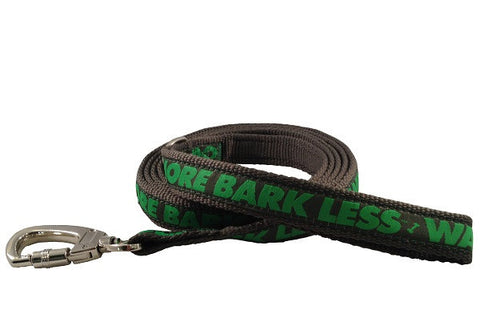 Logo Leashes: Green/Charcoal