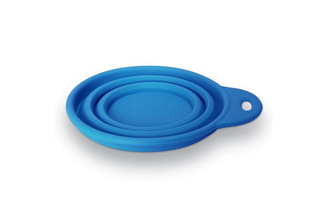 Collapsible Travel Bowl: Berry Blue