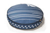 Dog On Wire Round Bed: Midnight Blue/White