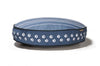 Dog On Wire Round Bed: Midnight Blue/White