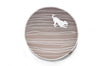 Dog On Wire Round Bed: Almond/White