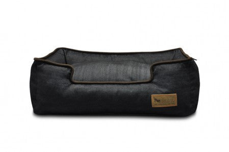 Urban Denim Lounge Bed: Medieval Blue/Chocolate