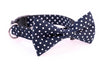 Bow Tie Collar, Polka Dot: Navy