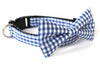 Bow Tie Collar, Gingham: Red or Blue