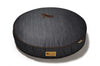 Urban Denim Round Bed: Medieval Blue/Chocolate