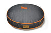 Urban Denim Round Bed: Medieval Blue/Mandarin